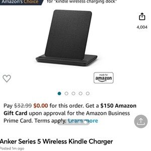Wireless Kindle Charger